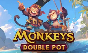 Monkeys Double Pot